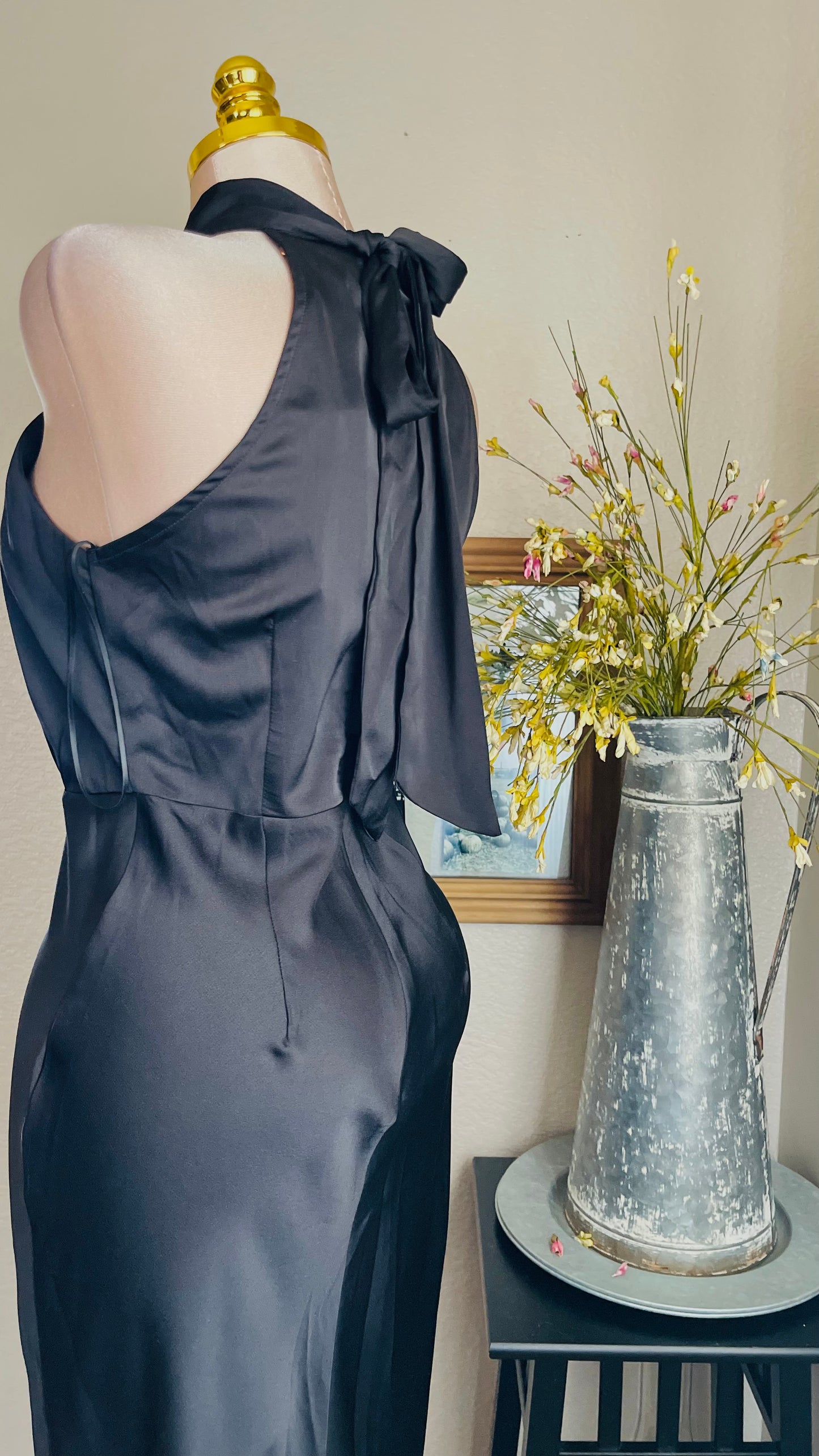 SATIN DRESS
