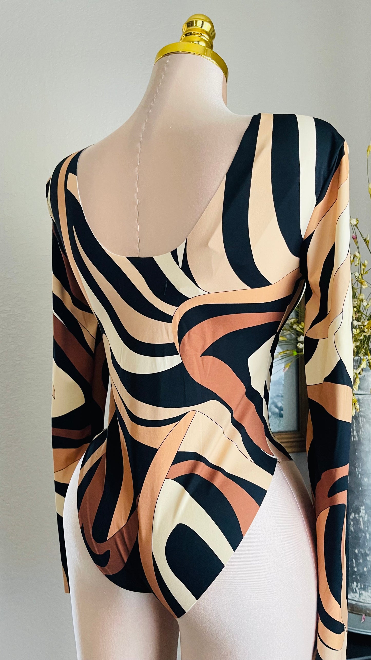 TERRACOTTA COLOR BODYSUIT