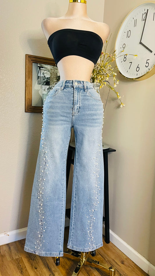 PEARLS/DIAMONDS JEANS