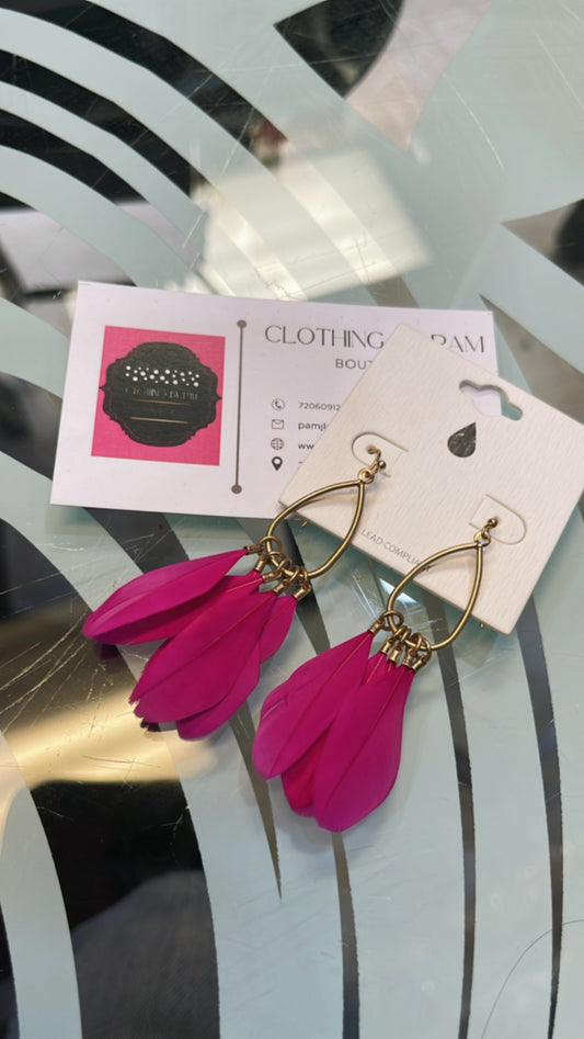 FEATHER EARRINGS