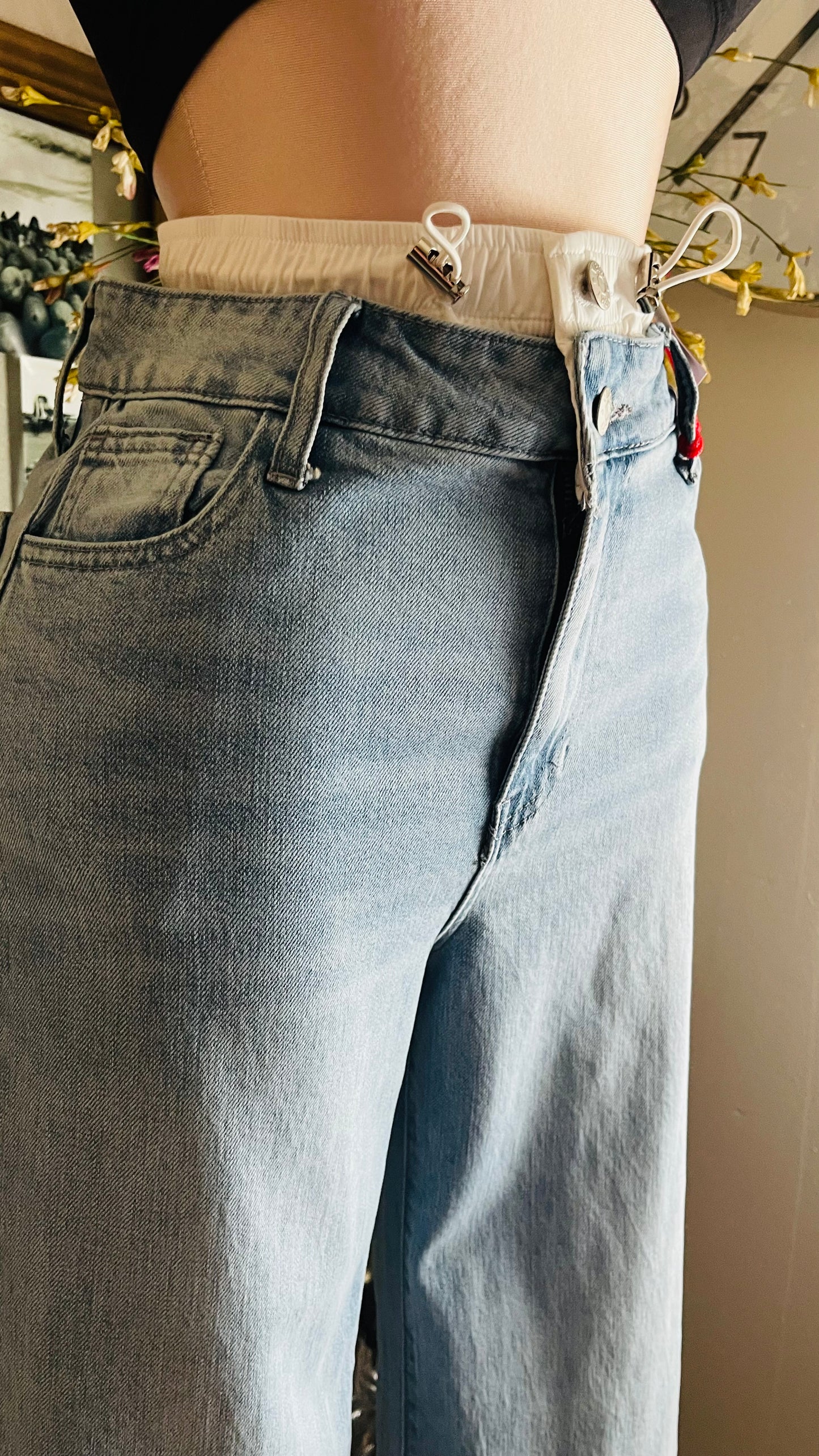 DOUBLE WAISTBAND PANTS