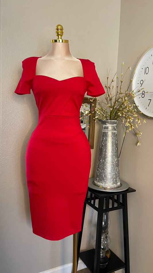 DIAMOND RED DRESS