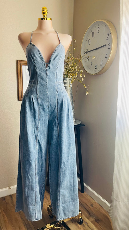DENIM JUMPSUIT