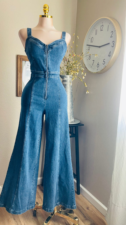DENIM JUMPSUIT