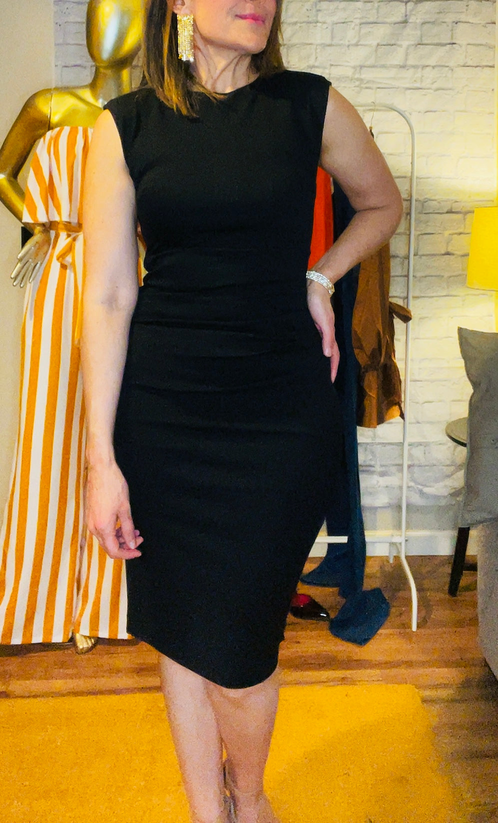 VESTIDO CUELLO REDONDO