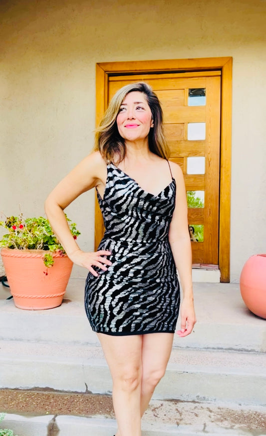 VESTIDO SILVER SEQUIN