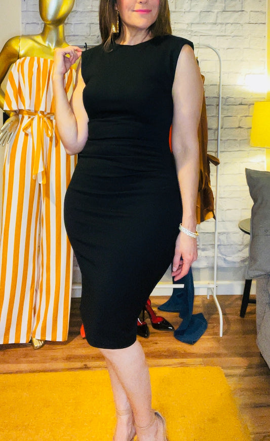 VESTIDO CUELLO REDONDO