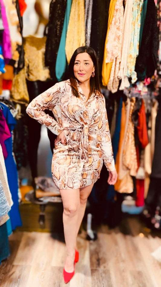 VESTIDO ANIMAL PRINT