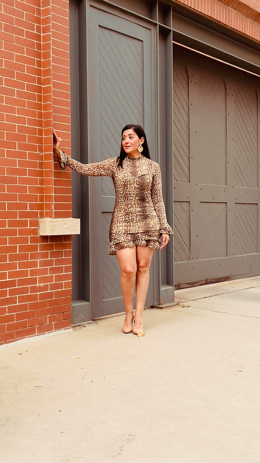 VESTIDO ANIMAL PRINT