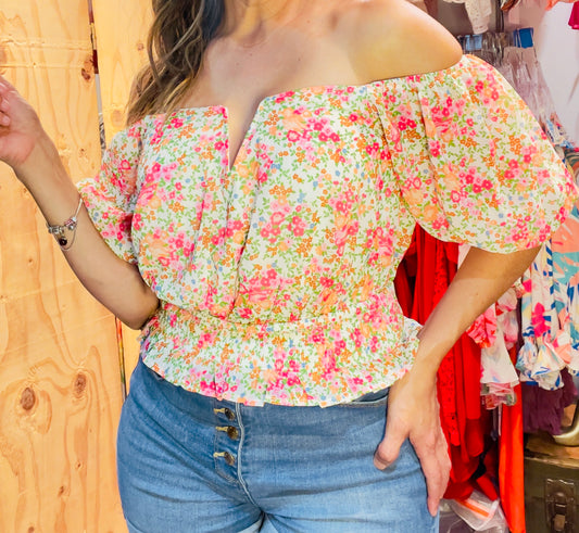 BLUSA FLORAL