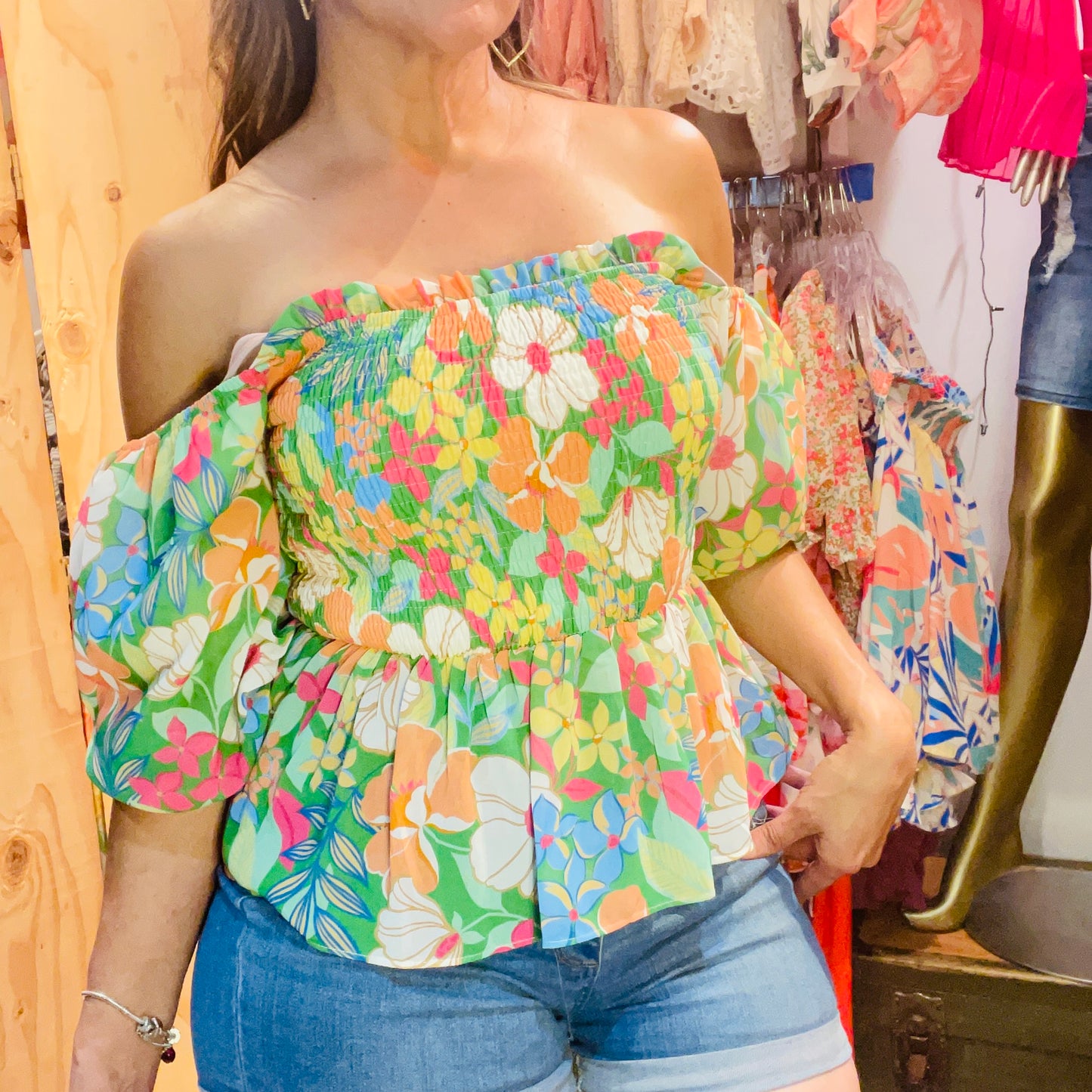 BLUSA MANGA CAIDA