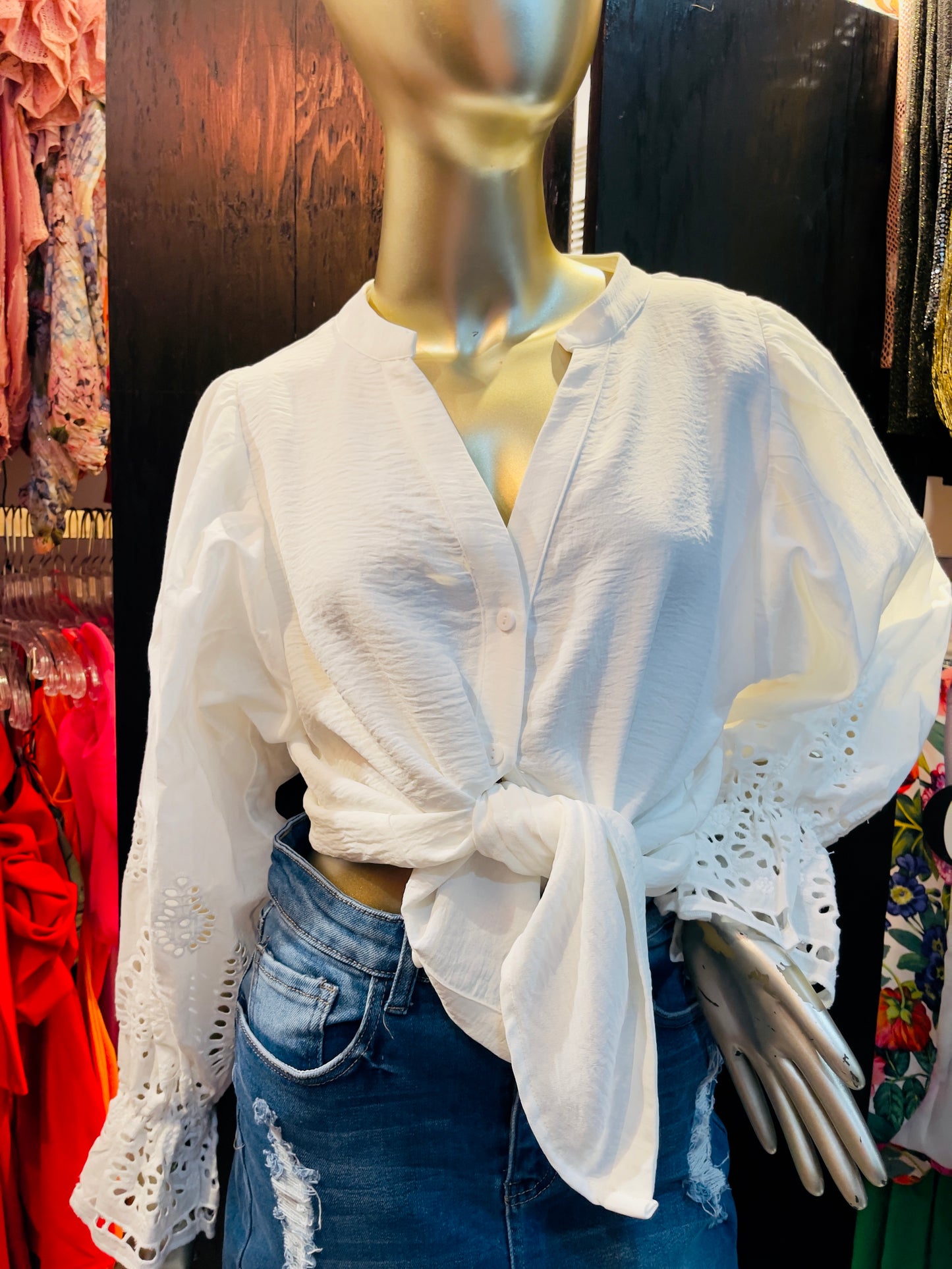 BLUSA MANGA CAMPANA
