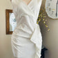 WHITE WAVES DRESS