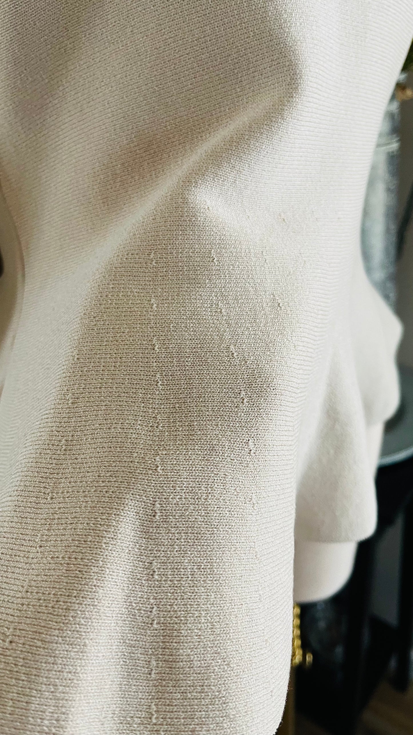 ALMOND COLOR RUFFLE TOP