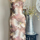 FLORAL TERRACOTA PRINT DRESS