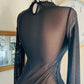 BODYSUIT MESH AND DIAMONDS