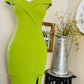 GREEN APPLE COLOR DRESS