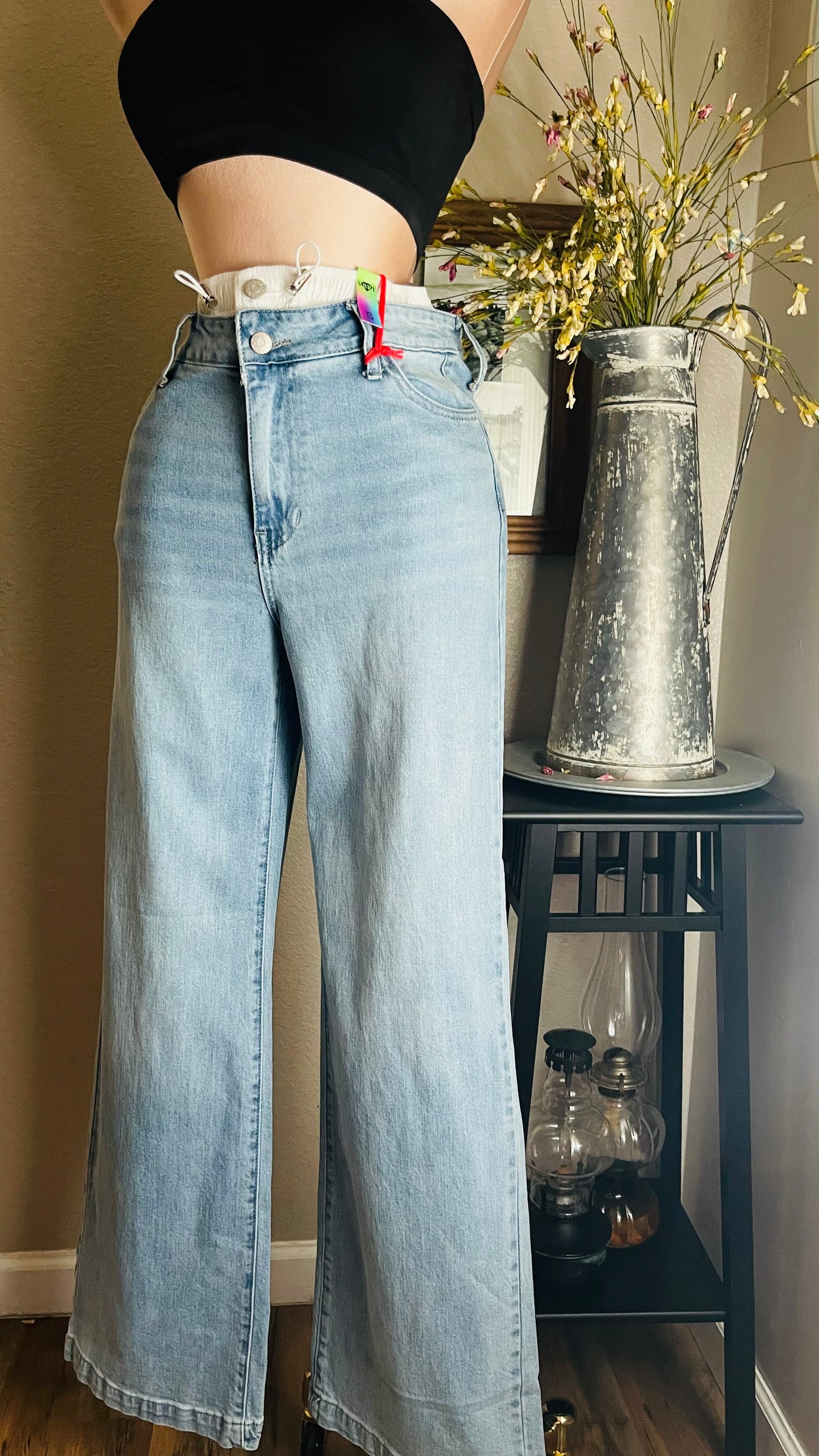 DOUBLE WAISTBAND PANTS