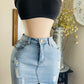 STRETCH DENIM SKIRT