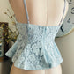 BLUE LACE TOP