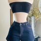 DARK JEAN SHORT