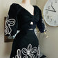 EMBROIDERY BLACK SET