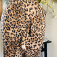 CHEETAH STRAPLESS DRESS