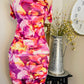 FLORAL PINK DRESS