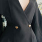 HEART BUTTONS BLAZZER