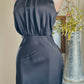 SATIN DRESS