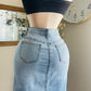STRETCH DENIM SKIRT