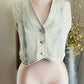WASHED DENIM VEST