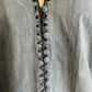 DENIM V NECK TOP