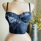 TOP DENIM PRINT