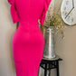 ROSE COLOR DRESS