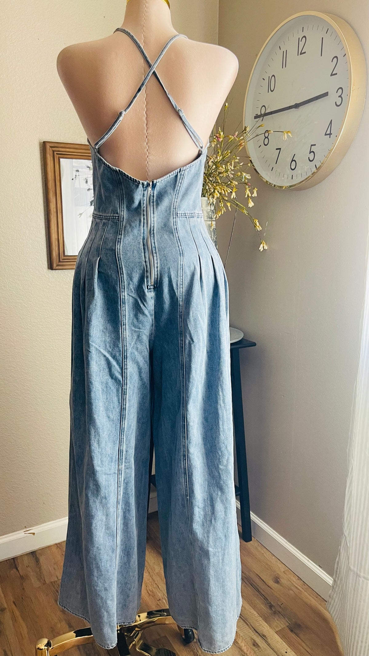 DENIM JUMPSUIT