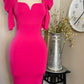 ROSE COLOR DRESS