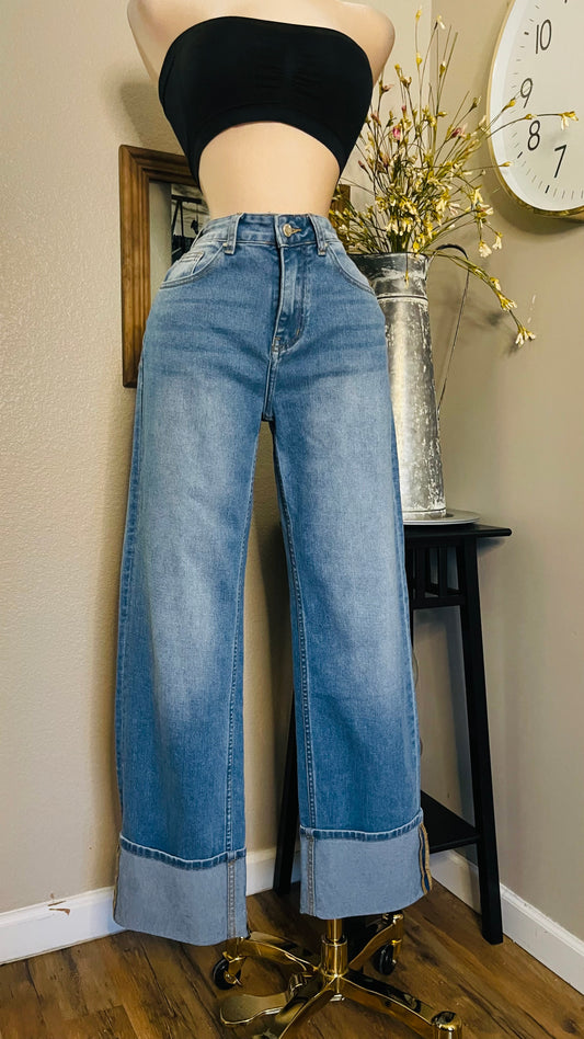 TURN UPS JEANS