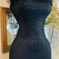 BLACK SEQUINS DRESS