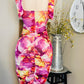 FLORAL PINK DRESS
