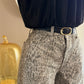 ANIMAL PRINT JEANS