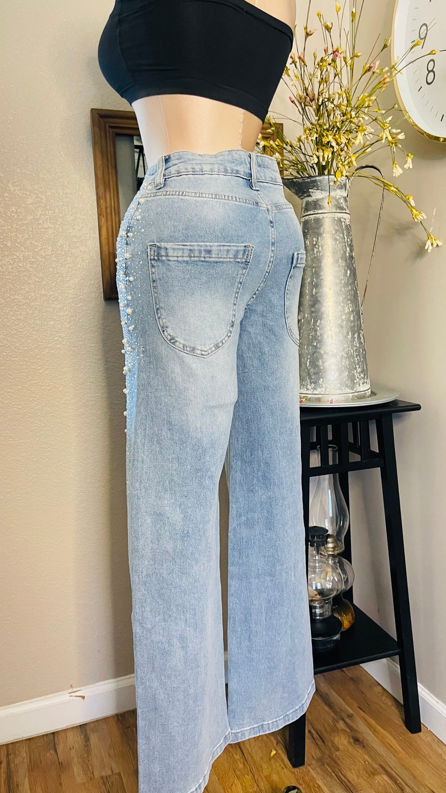 PEARLS/DIAMONDS JEANS