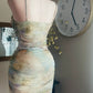 PASTEL FLORAL BODYCON MINI DRESS