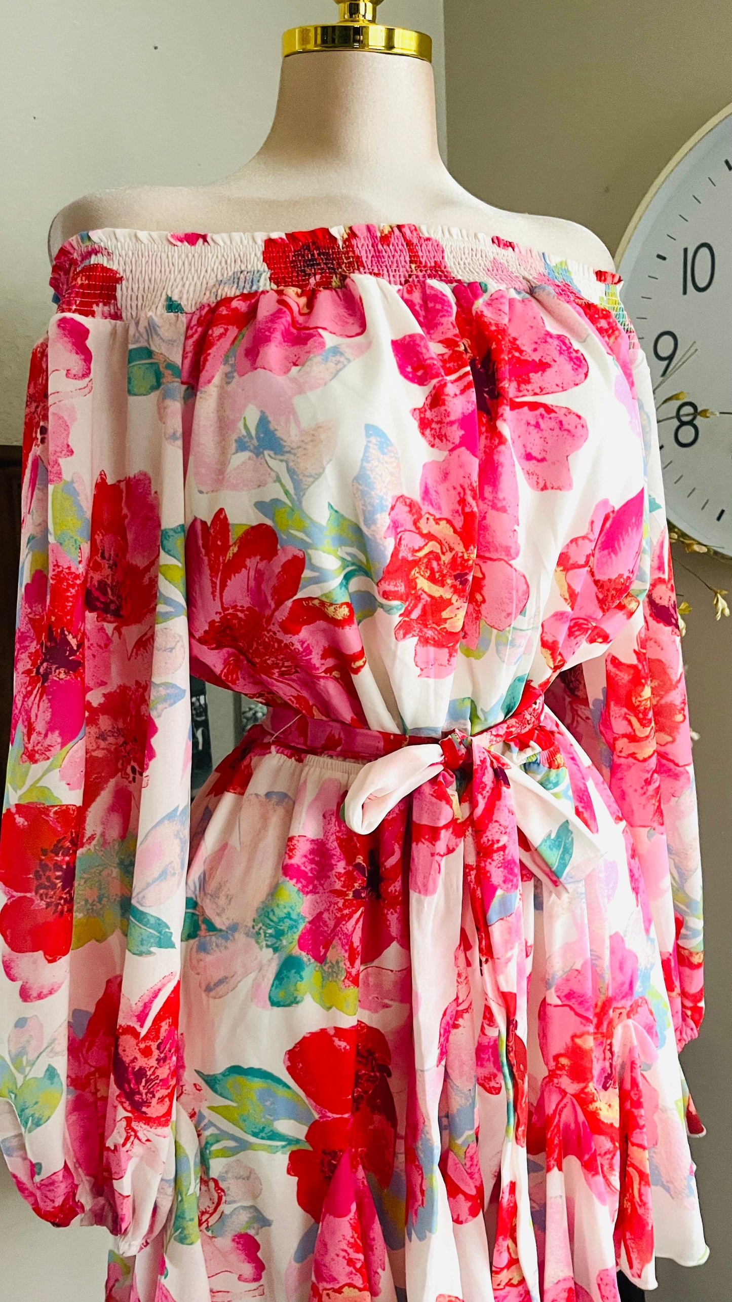 FLORAL PRINT ROMPER