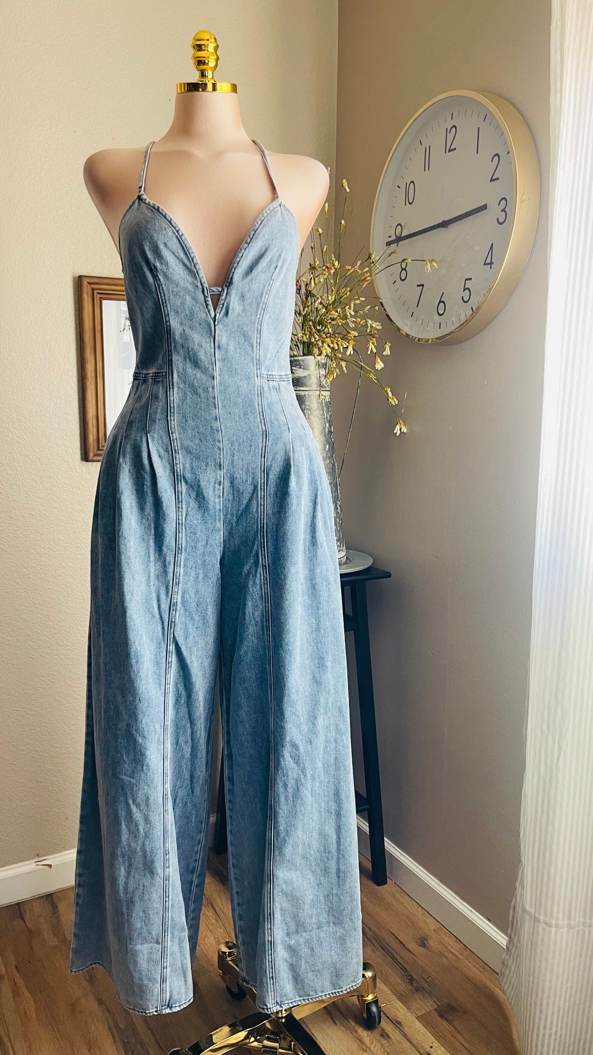 DENIM JUMPSUIT