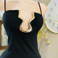 GOLD FRONT DRESS