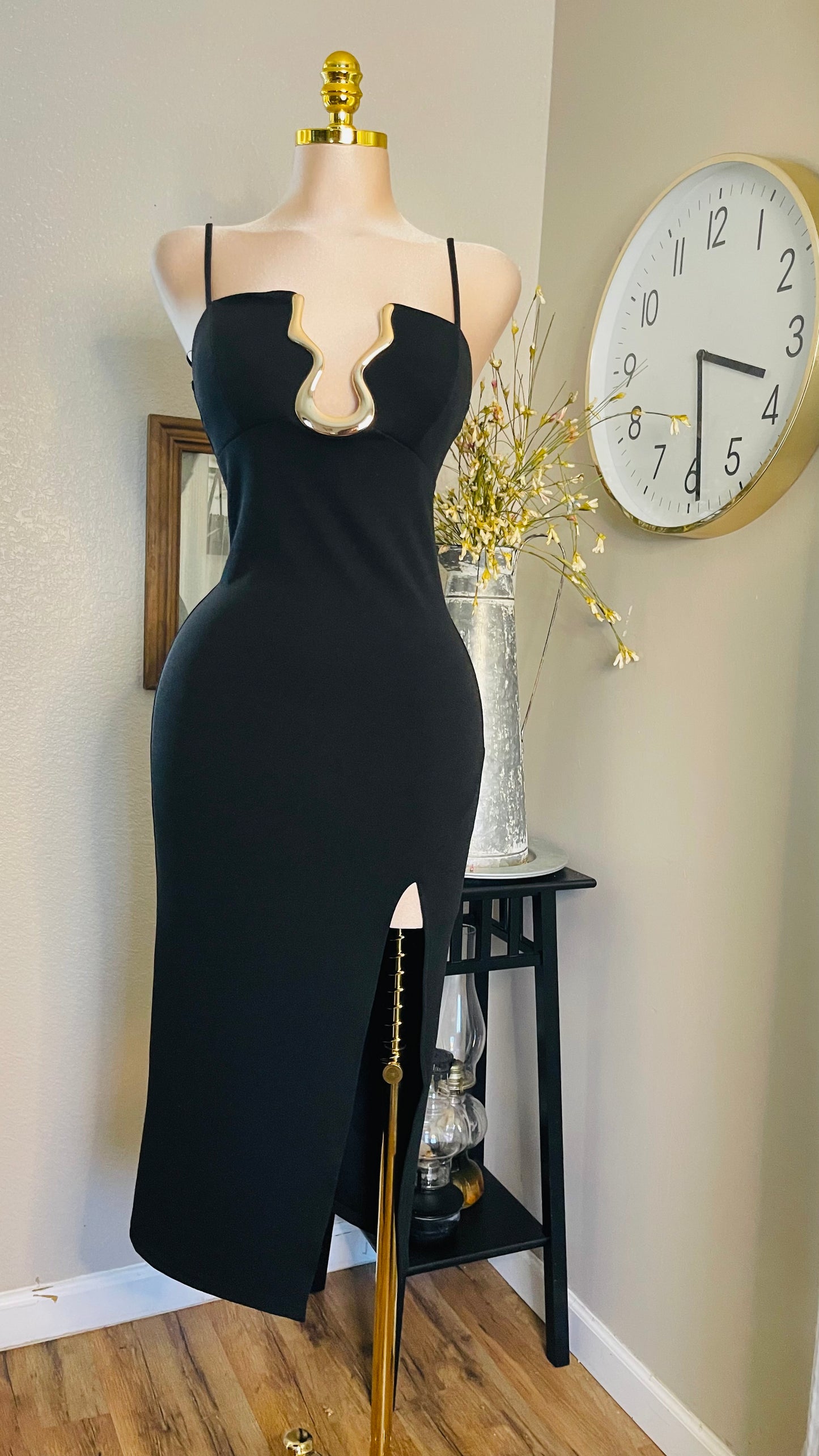 GOLD FRONT DRESS
