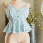 BLUE LACE TOP