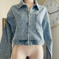 PEARLS JEAN JACKET