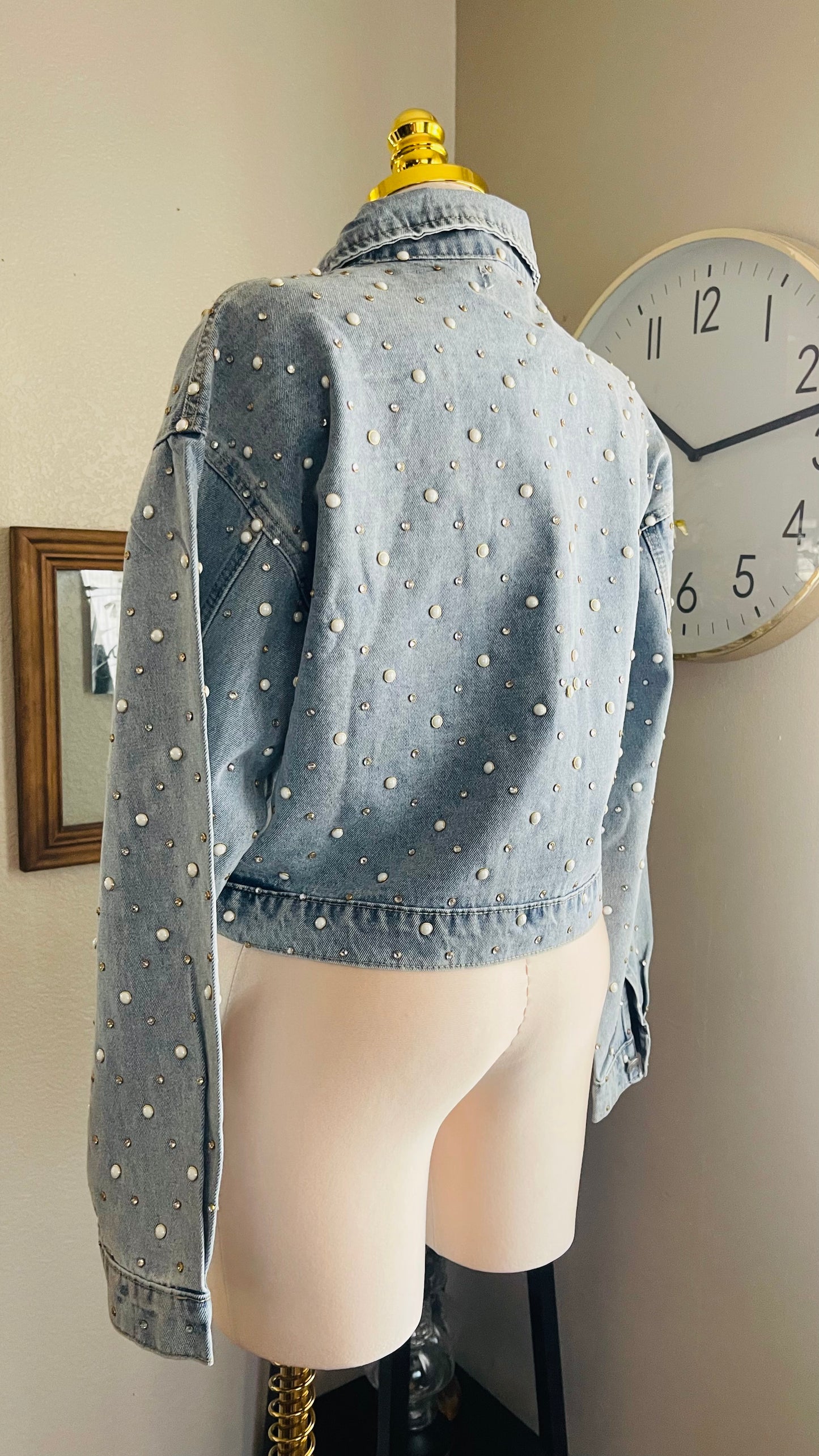PEARLS JEAN JACKET